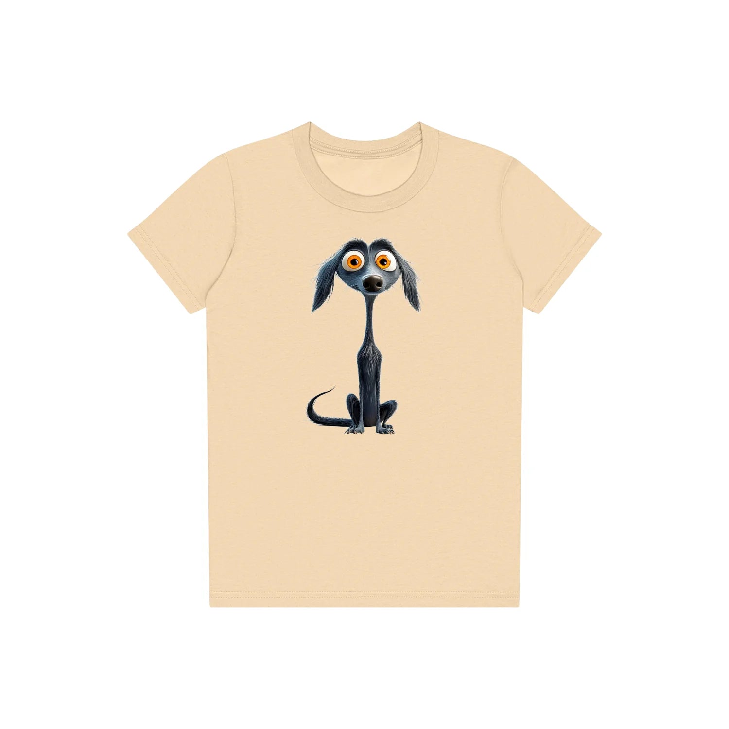 T-shirt Dog graphic 0024 - Soft Cream