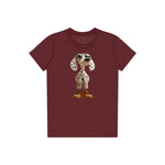 T-shirt Dog graphic 0025 - Maroon