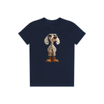T-shirt Dog graphic 0025 - Navy
