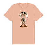 T-shirt Dog graphic 0025 - Peach