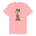 T-shirt Dog graphic 0025 - Pink