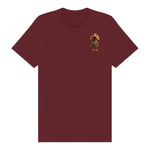 T-shirt Dog graphic 0026 - Maroon