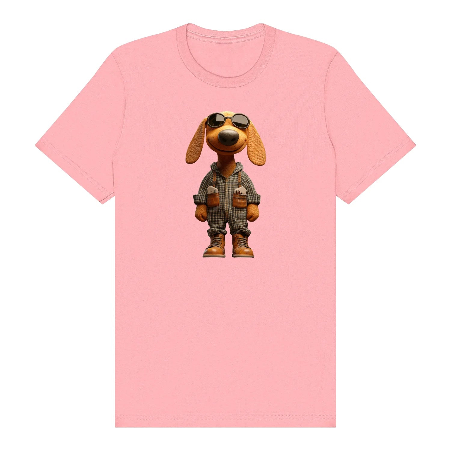 T-shirt Dog graphic 0026 - Pink