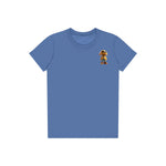 T-shirt Dog graphic 0027 - Columbia Blue