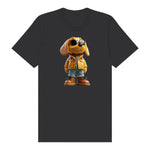 T-shirt Dog graphic 0027 - Dark Grey