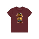 T-shirt Dog graphic 0027 - Maroon