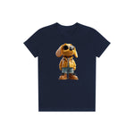 T-shirt Dog graphic 0027 - Navy