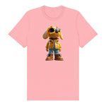 T-shirt Dog graphic 0027 - Pink