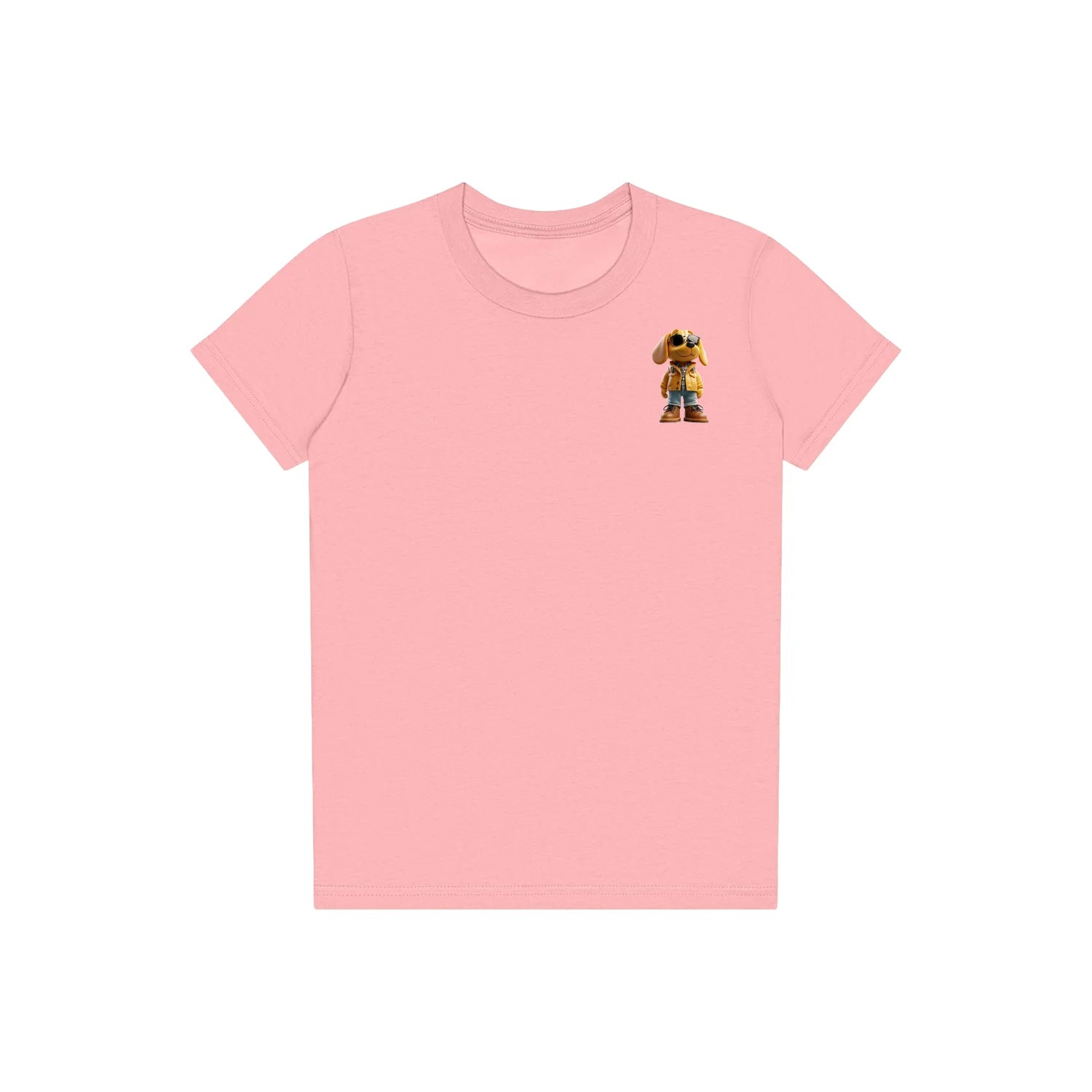 T-shirt Dog graphic 0027 - Pink