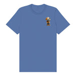 T-shirt Dog graphic 0028 - Columbia Blue