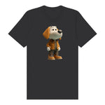 T-shirt Dog graphic 0028 - Dark Grey