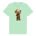 T-shirt Dog graphic 0028 - Mint