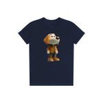 T-shirt Dog graphic 0028 - Navy