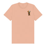 T-shirt Dog graphic 0028 - Peach
