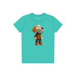 T-shirt Dog graphic 0028 - Teal