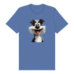 T-shirt Dog graphic 0029 - Columbia Blue