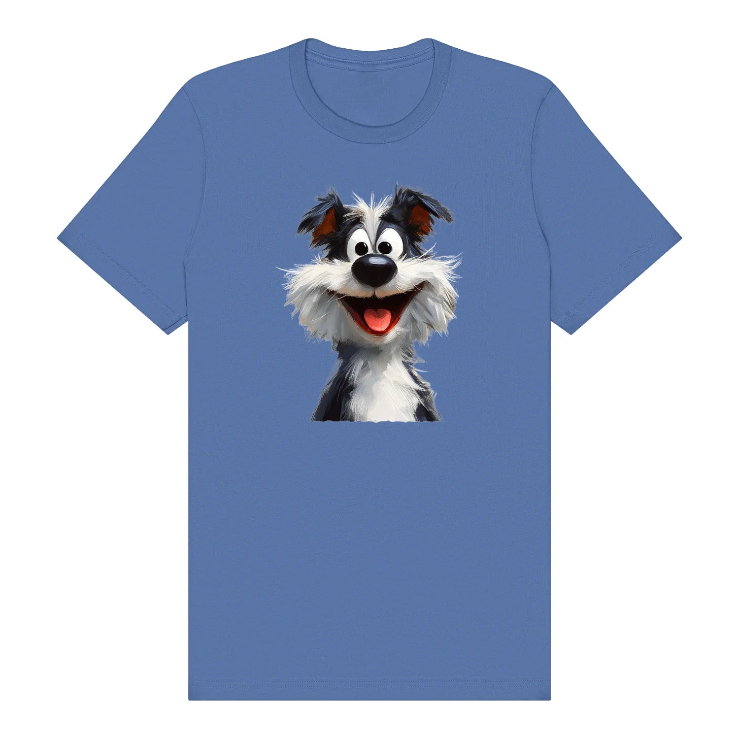 T-shirt Dog graphic 0029 - Columbia Blue