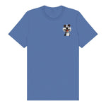 T-shirt Dog graphic 0029 - Columbia Blue