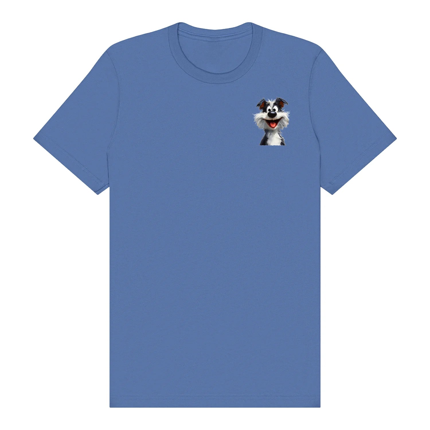 T-shirt Dog graphic 0029 - Columbia Blue