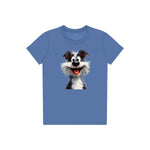 T-shirt Dog graphic 0029 - Columbia Blue