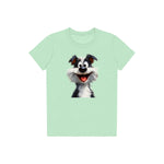 T-shirt Dog graphic 0029 - Mint