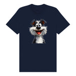 T-shirt Dog graphic 0029 - Navy