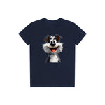 T-shirt Dog graphic 0029 - Navy