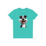 T-shirt Dog graphic 0029 - Teal