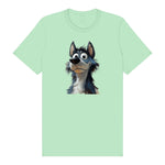 T-shirt Dog graphic 0030 - Mint