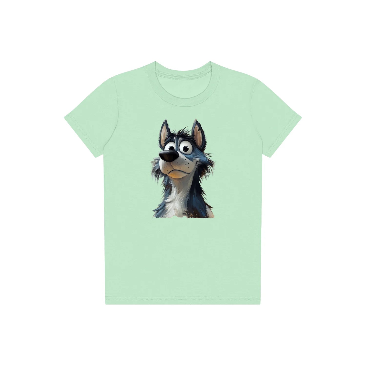 T-shirt Dog graphic 0030 - Mint