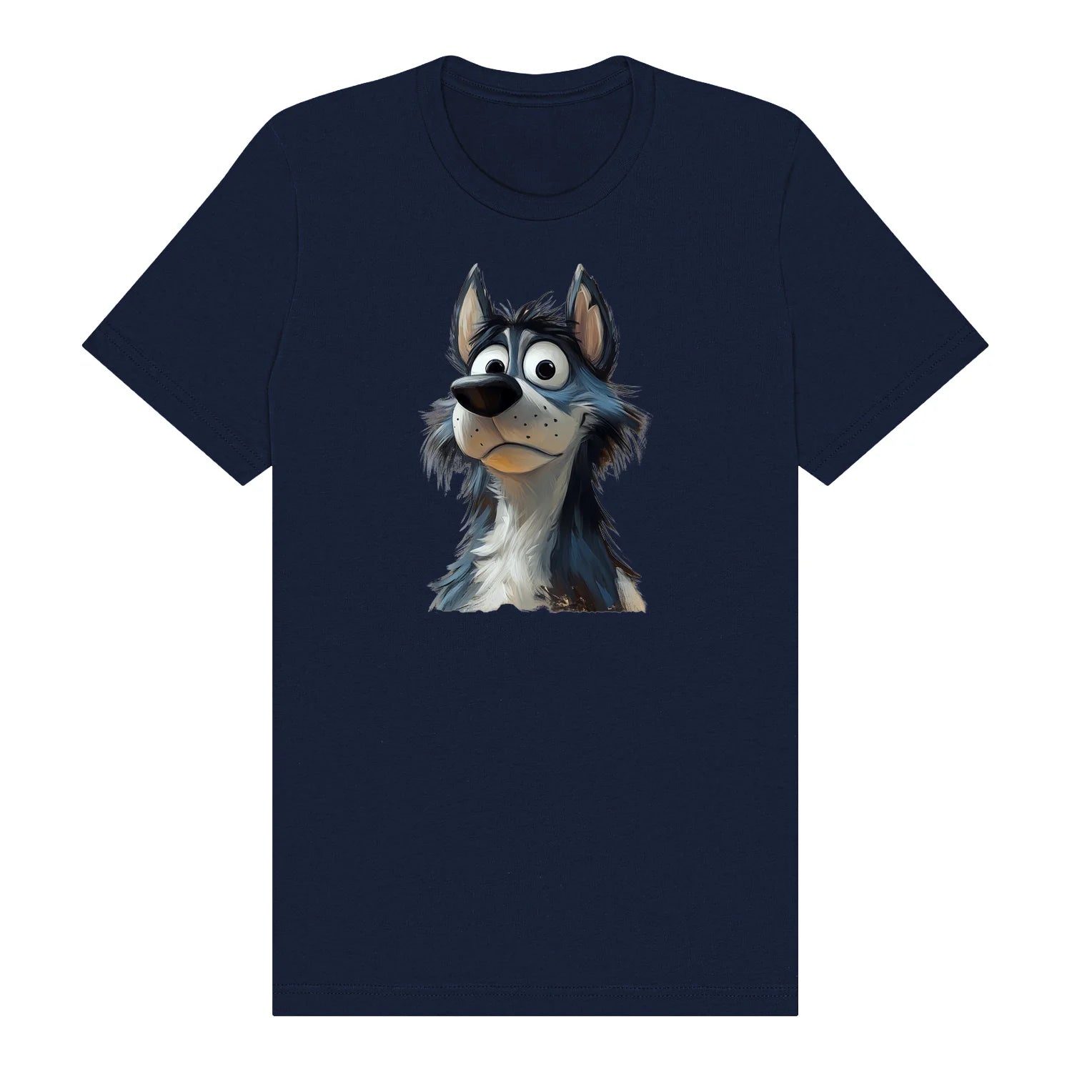 T-shirt Dog graphic 0030 - Navy