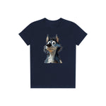 T-shirt Dog graphic 0030 - Navy