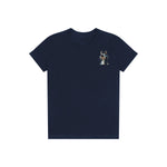 T-shirt Dog graphic 0030 - Navy