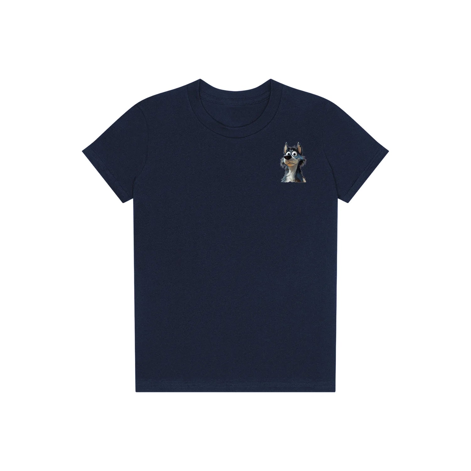 T-shirt Dog graphic 0030 - Navy