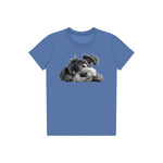 T-shirt Dog graphic 0031 - Columbia Blue