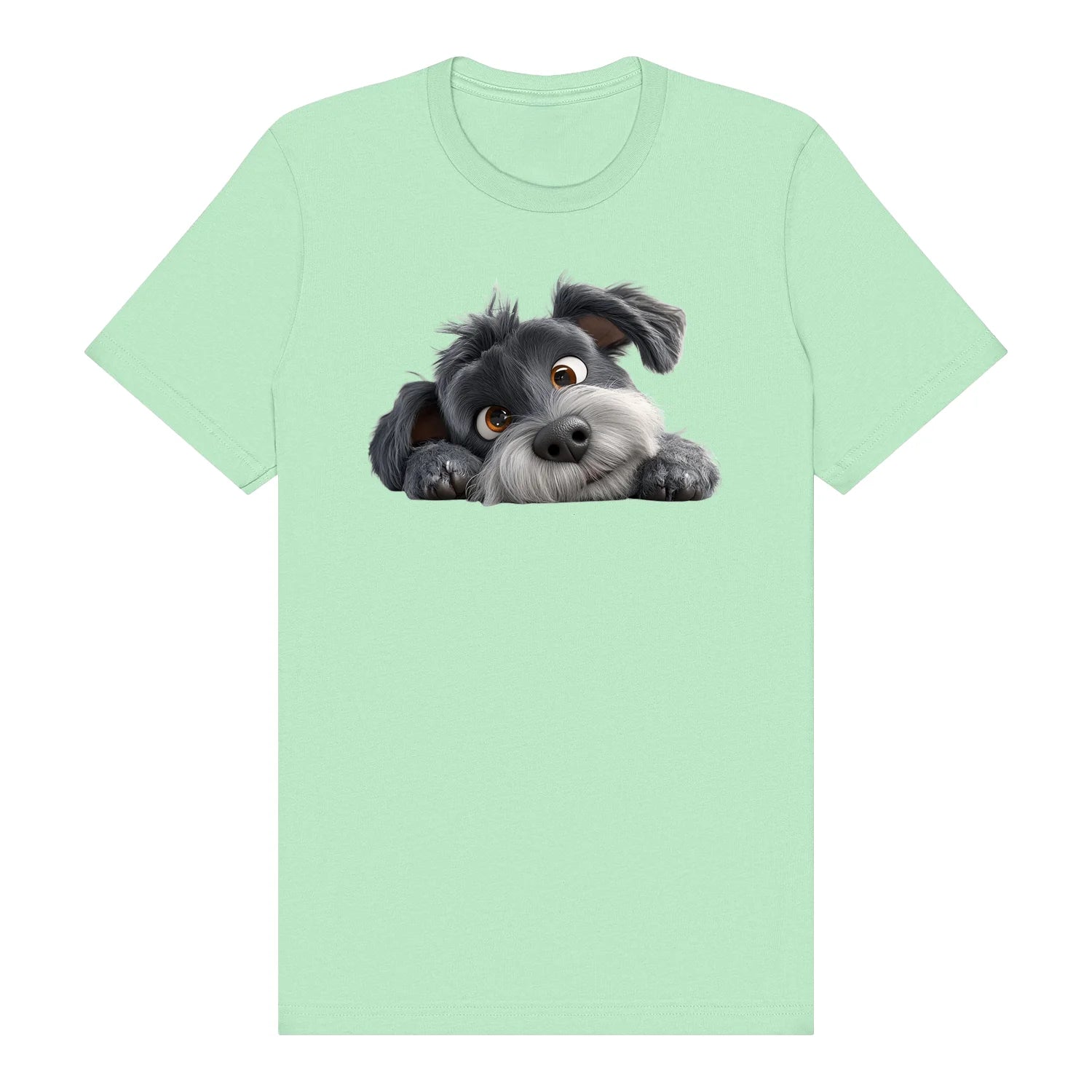 T-shirt Dog graphic 0031 - Mint