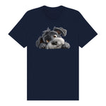T-shirt Dog graphic 0031 - Navy