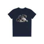 T-shirt Dog graphic 0031 - Navy