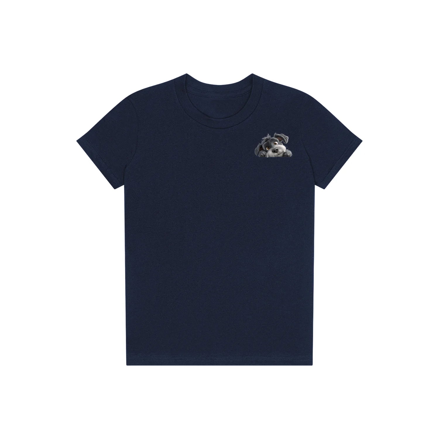 T-shirt Dog graphic 0031 - Navy