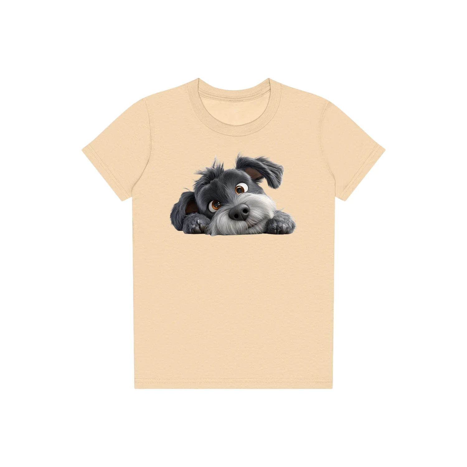 T-shirt Dog graphic 0031 - Soft Cream