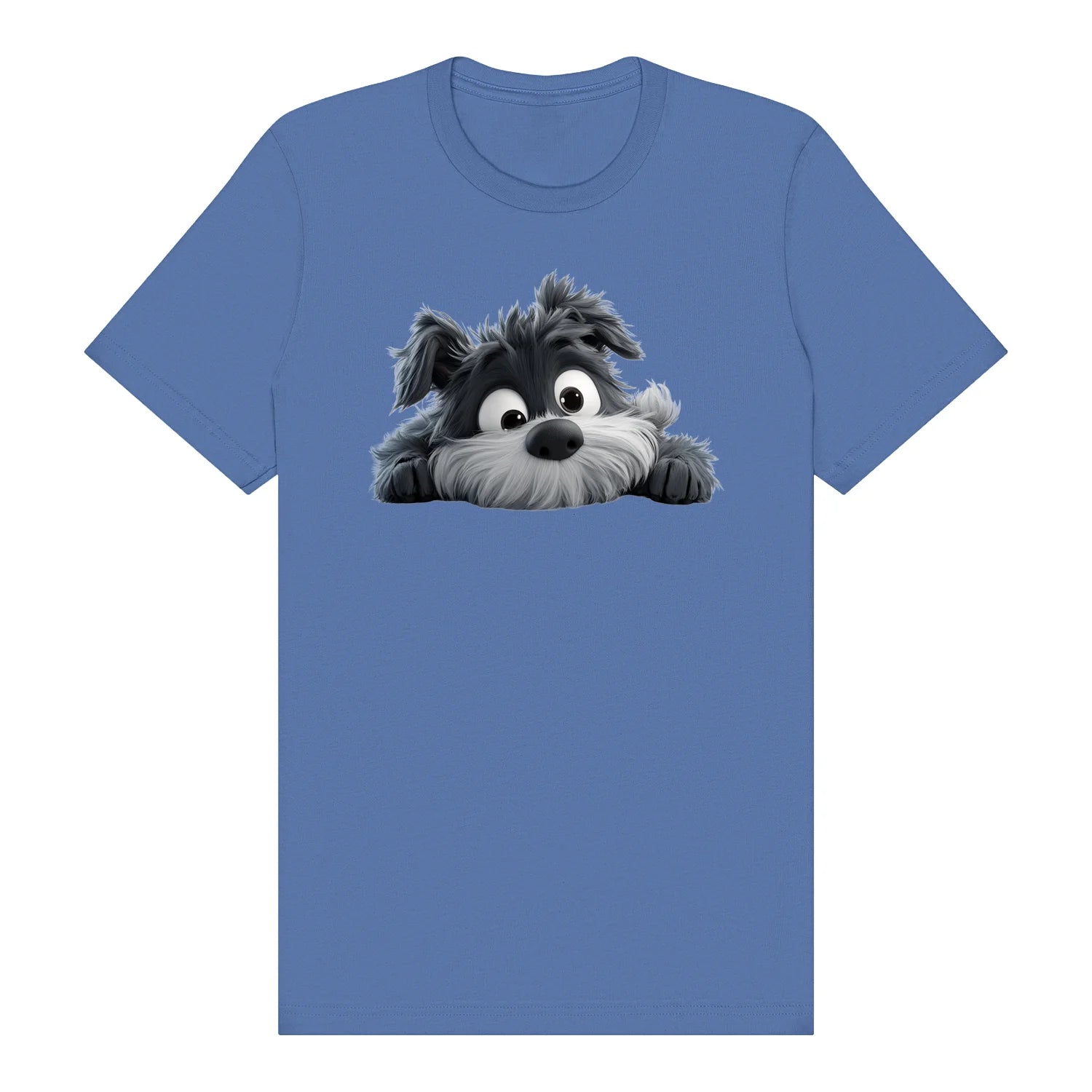 T-shirt Dog graphic 0032 - Columbia Blue