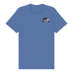 T-shirt Dog graphic 0032 - Columbia Blue