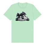 T-shirt Dog graphic 0032 - Mint