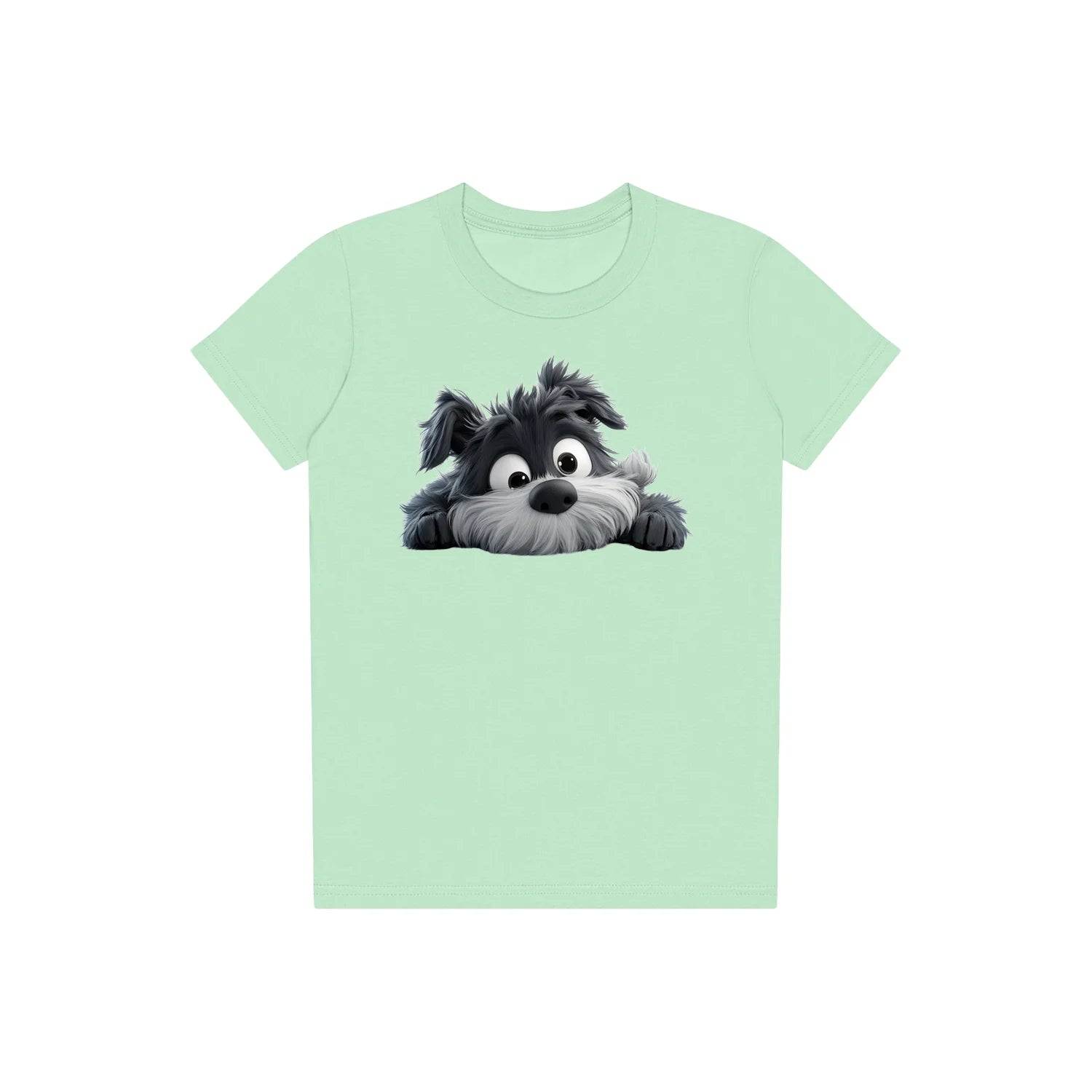 T-shirt Dog graphic 0032 - Mint
