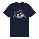 T-shirt Dog graphic 0032 - Navy