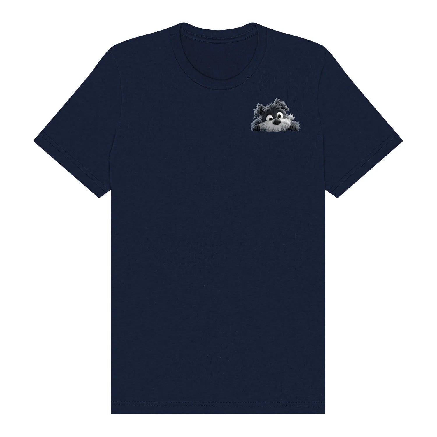 T-shirt Dog graphic 0032 - Navy