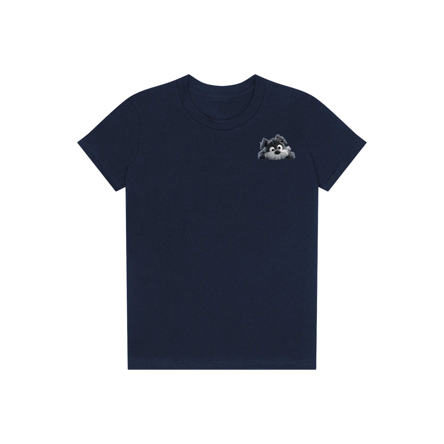 T-shirt Dog graphic 0032 - Navy