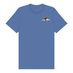 T-shirt Dog graphic 0033 - Columbia Blue