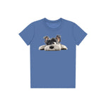 T-shirt Dog graphic 0033 - Columbia Blue
