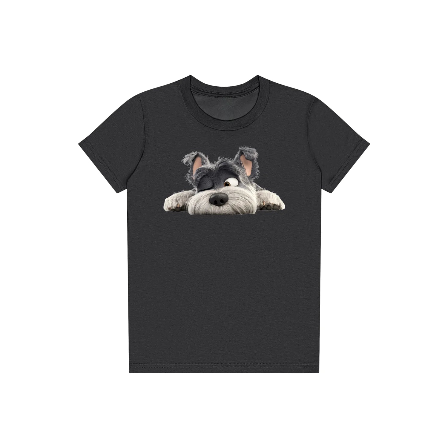 T-shirt Dog graphic 0033 - Dark Grey